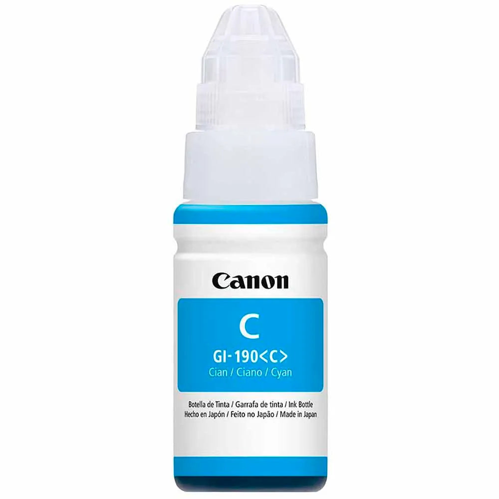 Botella de tinta Canon GI-190C Cian G2100/G3110/G4110 70ml