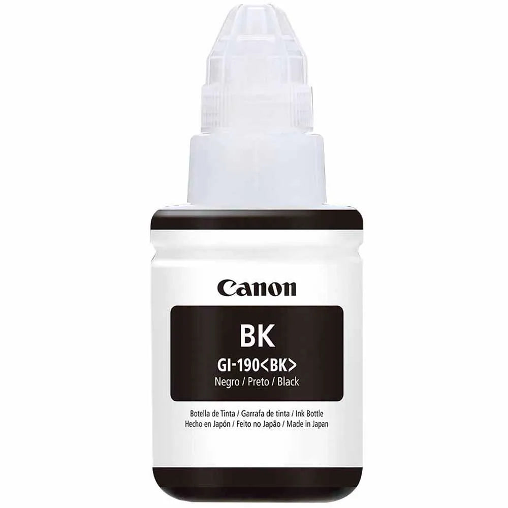 Botella de tinta Canon GI-190BK Negro G2100/G3110/G4110 135ml