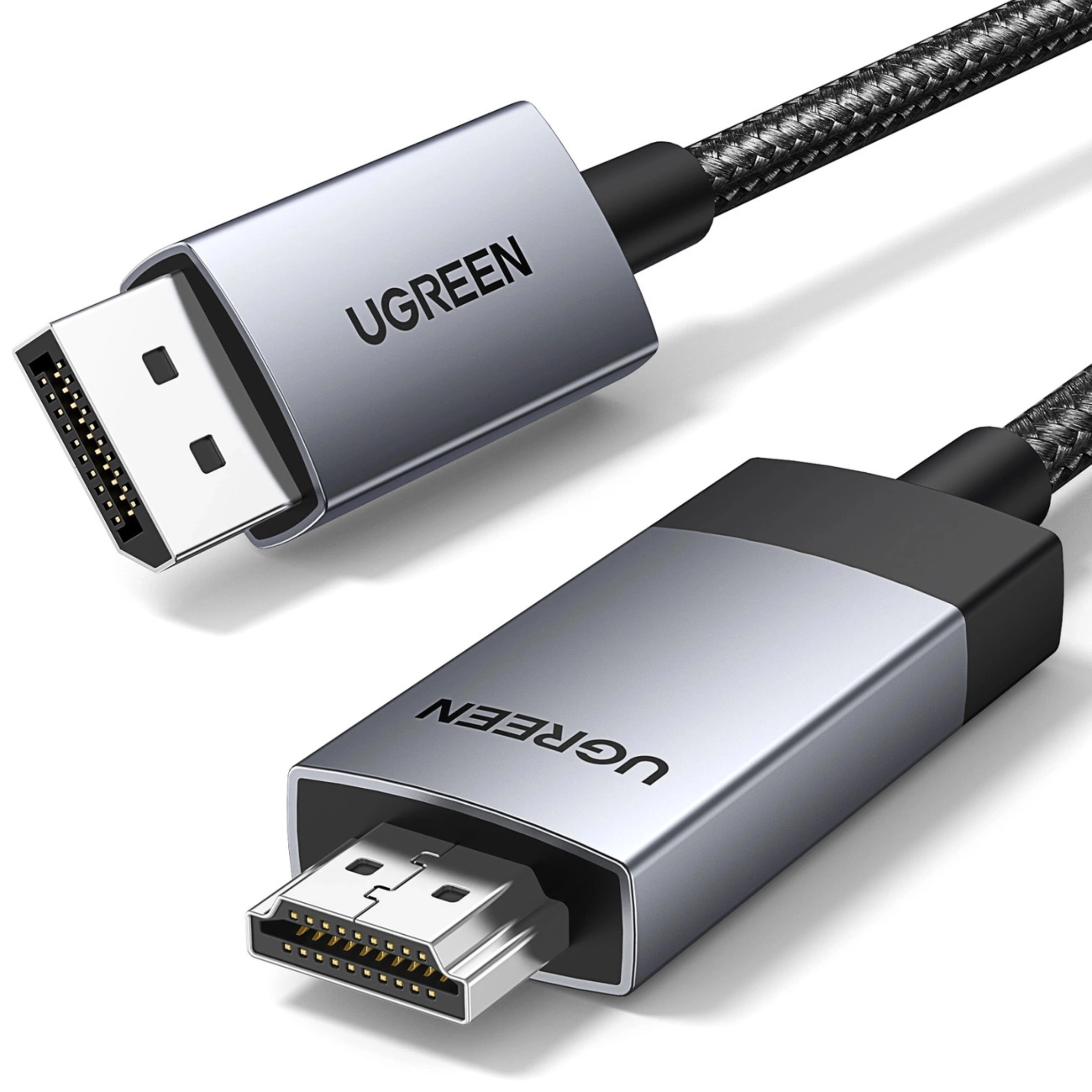 Cable Ugreen DP119 DisplayPort a HDMI 4K 60Hz de 3 Metros Gris (25491)