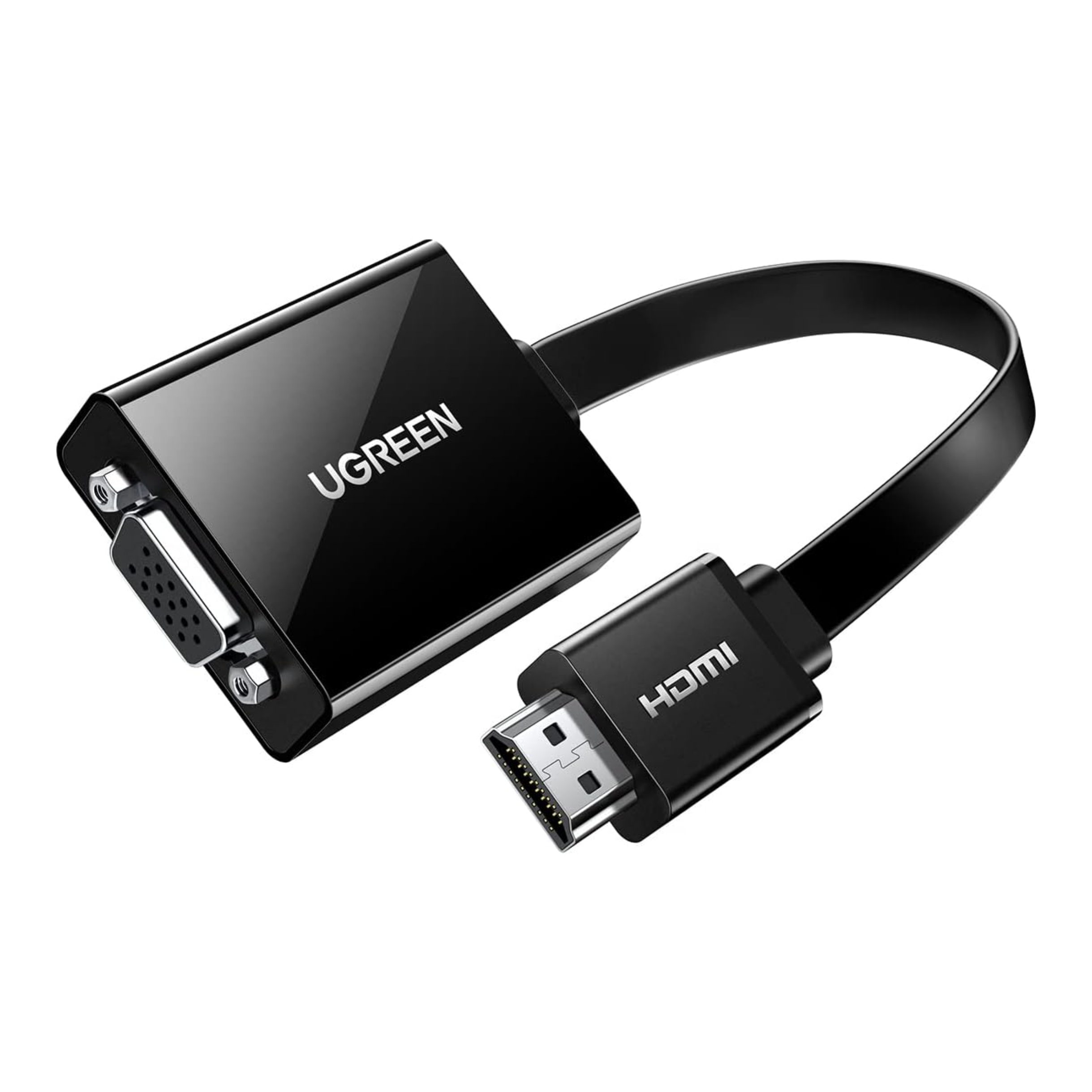 Adaptador UGREEN HDMI a VGA 1080P + Micro USB / Audio 3.5mm (40248)