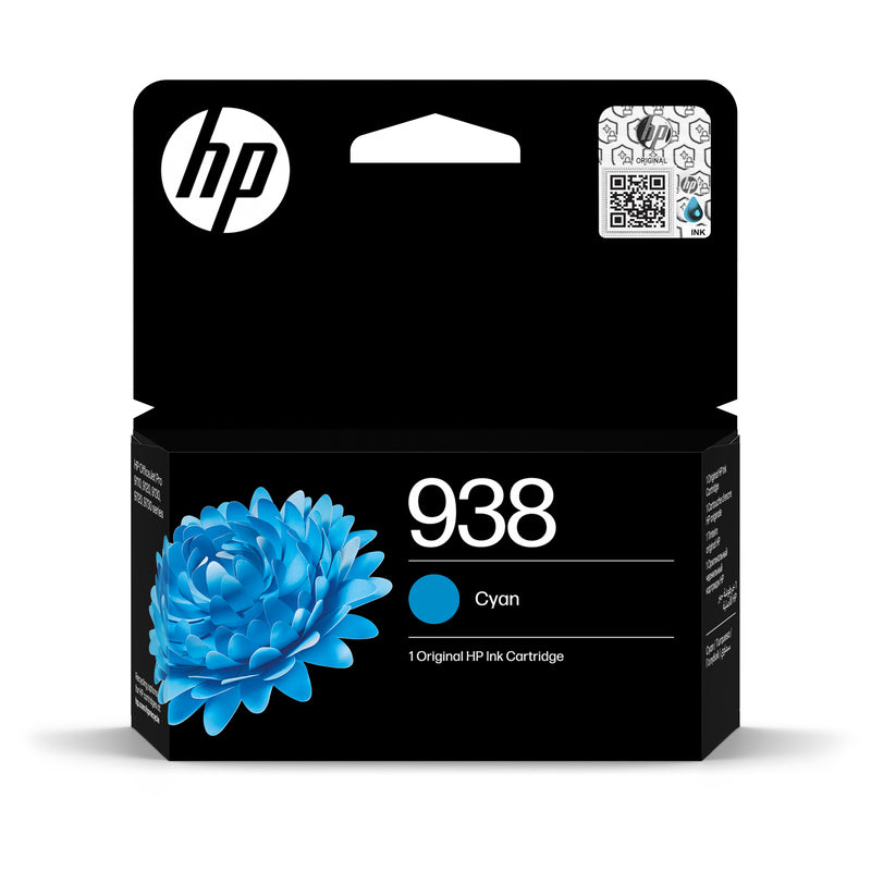 Cartucho de tinta HP 938 Cyan (4S6X5PL) OfficeJet 9130 800 Pag.