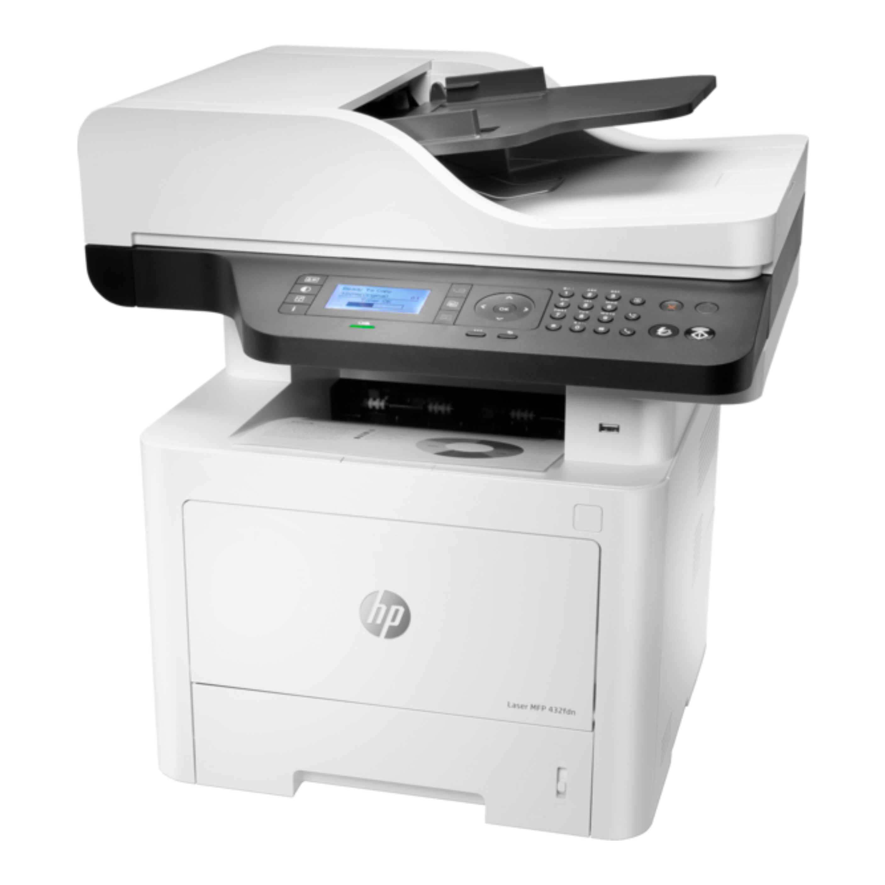 Impresora Multifuncional HP Laser 432fdn Monocromática (7UQ76A)