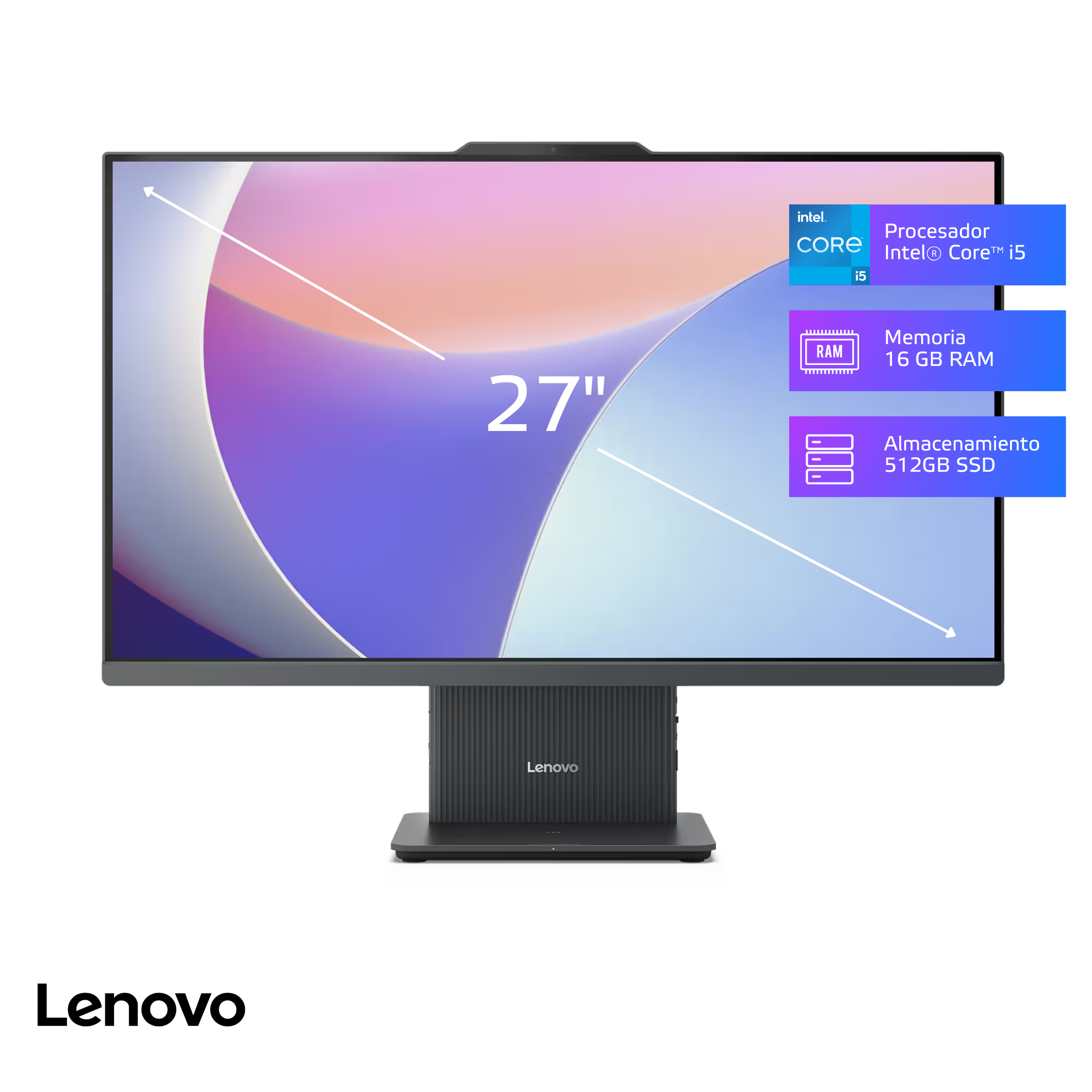 All in One Lenovo IdeaCentre 27IRH9 Core i5-13420H 16GB, SSD 512GB, 27" FHD,Windows 11 (F0HM0085LD)