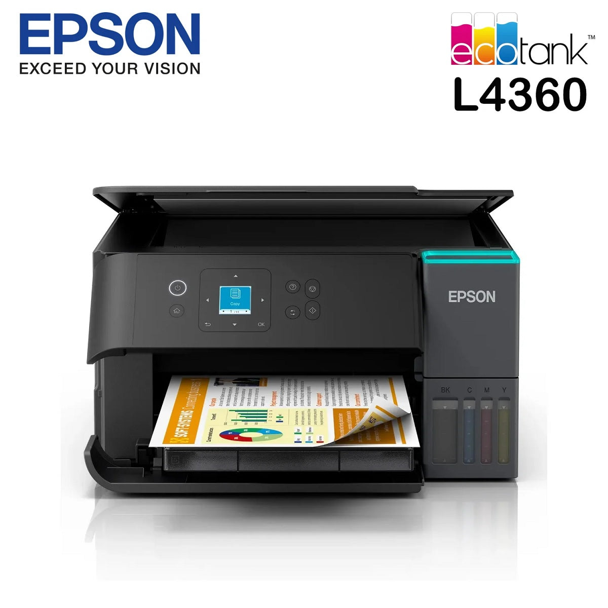Impresora Multifuncional Epson EcoTank L4360 a Color Wi-Fi y Dúplex