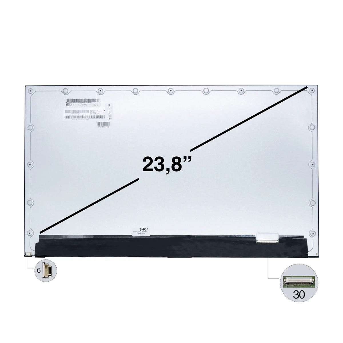 Pantalla para AIO de 23.8 FHD IPS (conector derecho )-M238HVN01.1