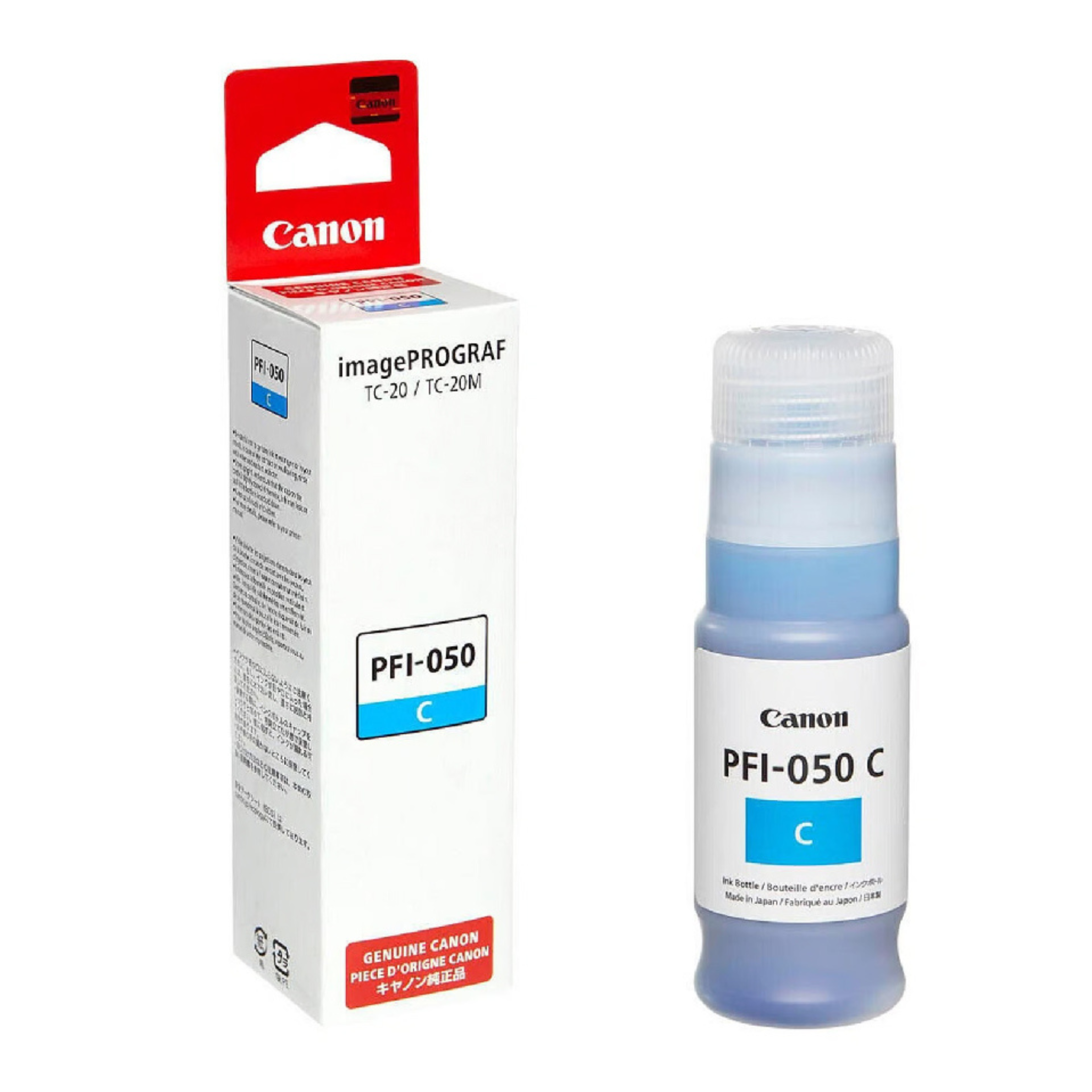 Botella de tinta Canon PFI-050C Cian 70ml