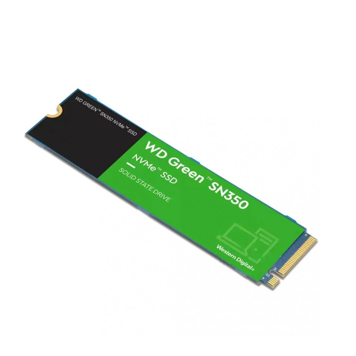 Disco Duro Solido Wester Digital Green SN350 500GB M.2 PCIe (WDS500G2G0C)