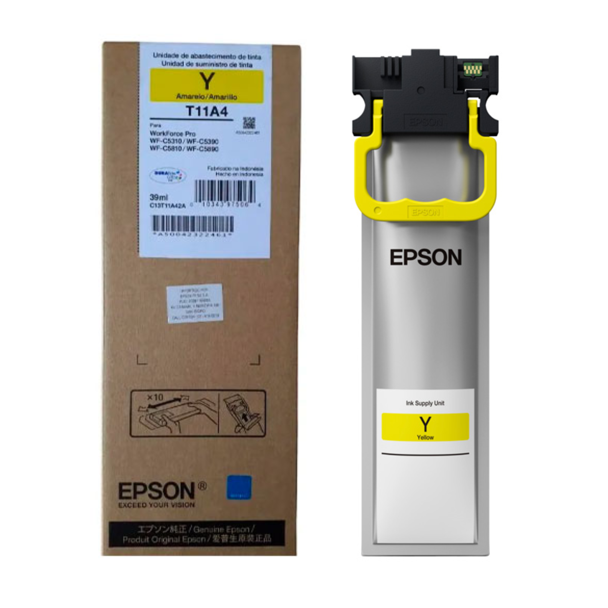 Bolsa de Tinta Epson T11A420-AL Yellow WF- C5310/C5390/C5810/C5890