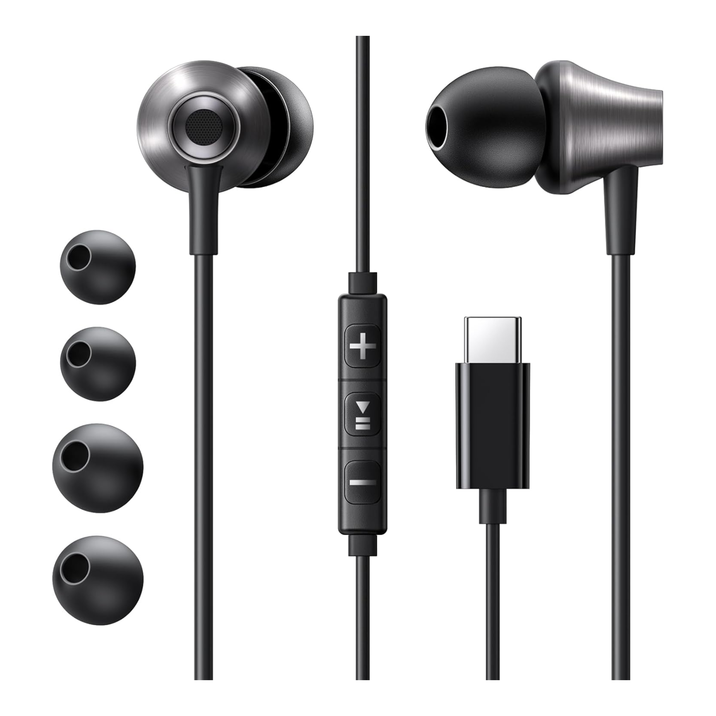 Audífono UGREEN EP105 USB-C con Micrófono HiFi (35754)