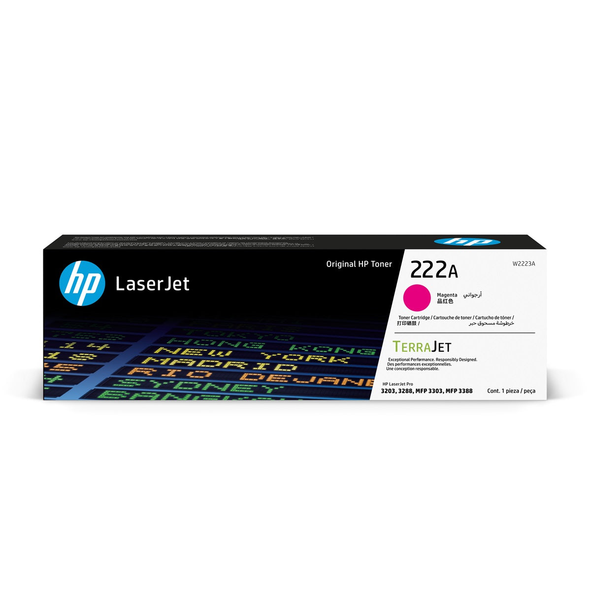 Toner HP W2223A (222A) LJ M3303 Magenta 1,200 PGS