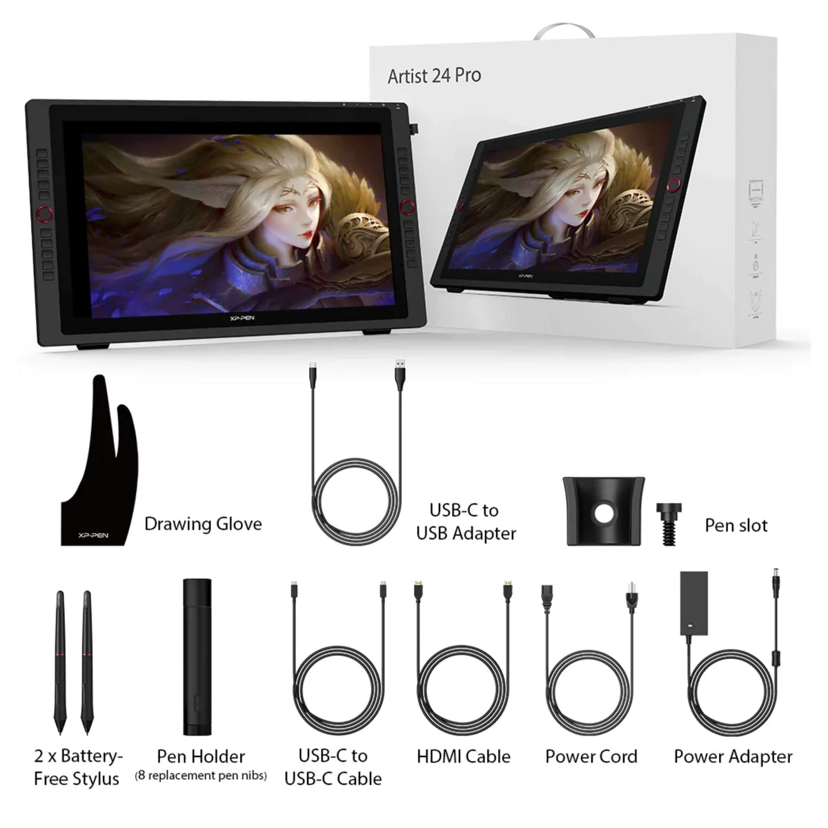 Pantalla Grafica XPPen Artist 24 Pro 2K QHD