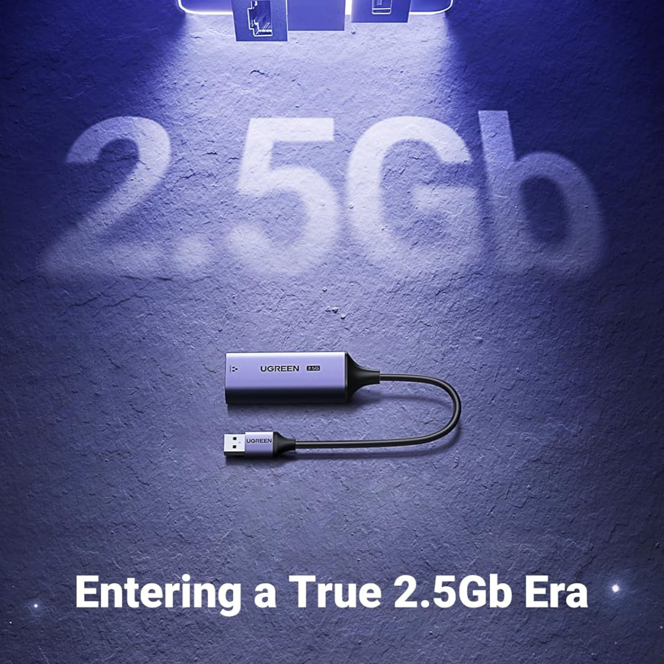 Adaptador de red UGREEN USB 3.0 a RJ45 Ethernet Gigabit 2.5G (25051)