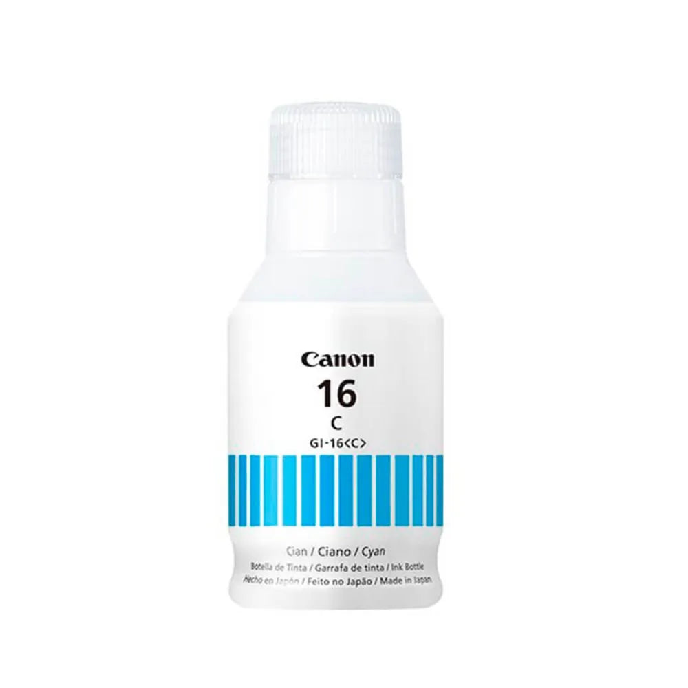 Botella de tinta Canon GI-16C Cian GX6010/GX7010 135ml