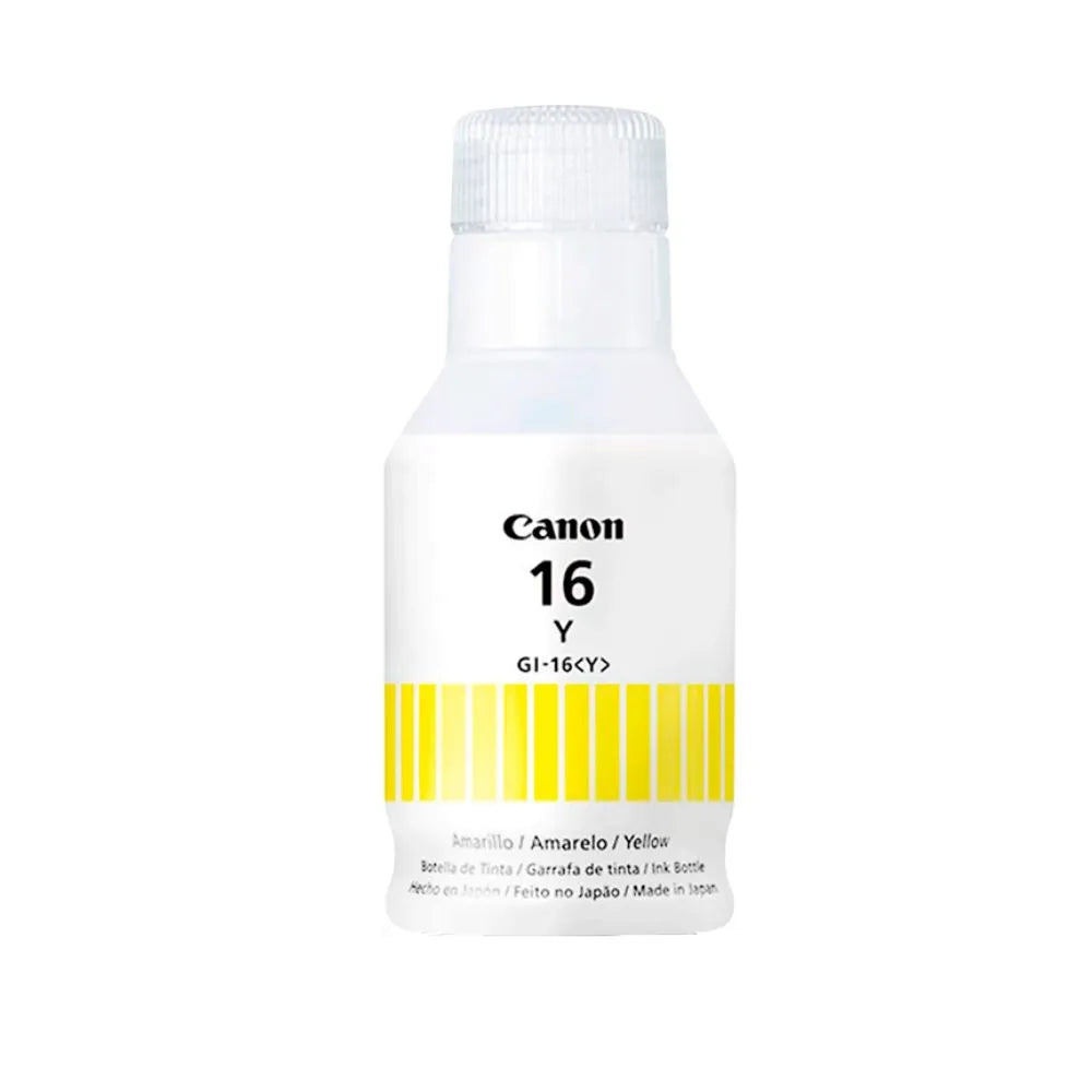 Botella de tinta Canon GI-16Y Amarillo GX6010/GX7010 135ml