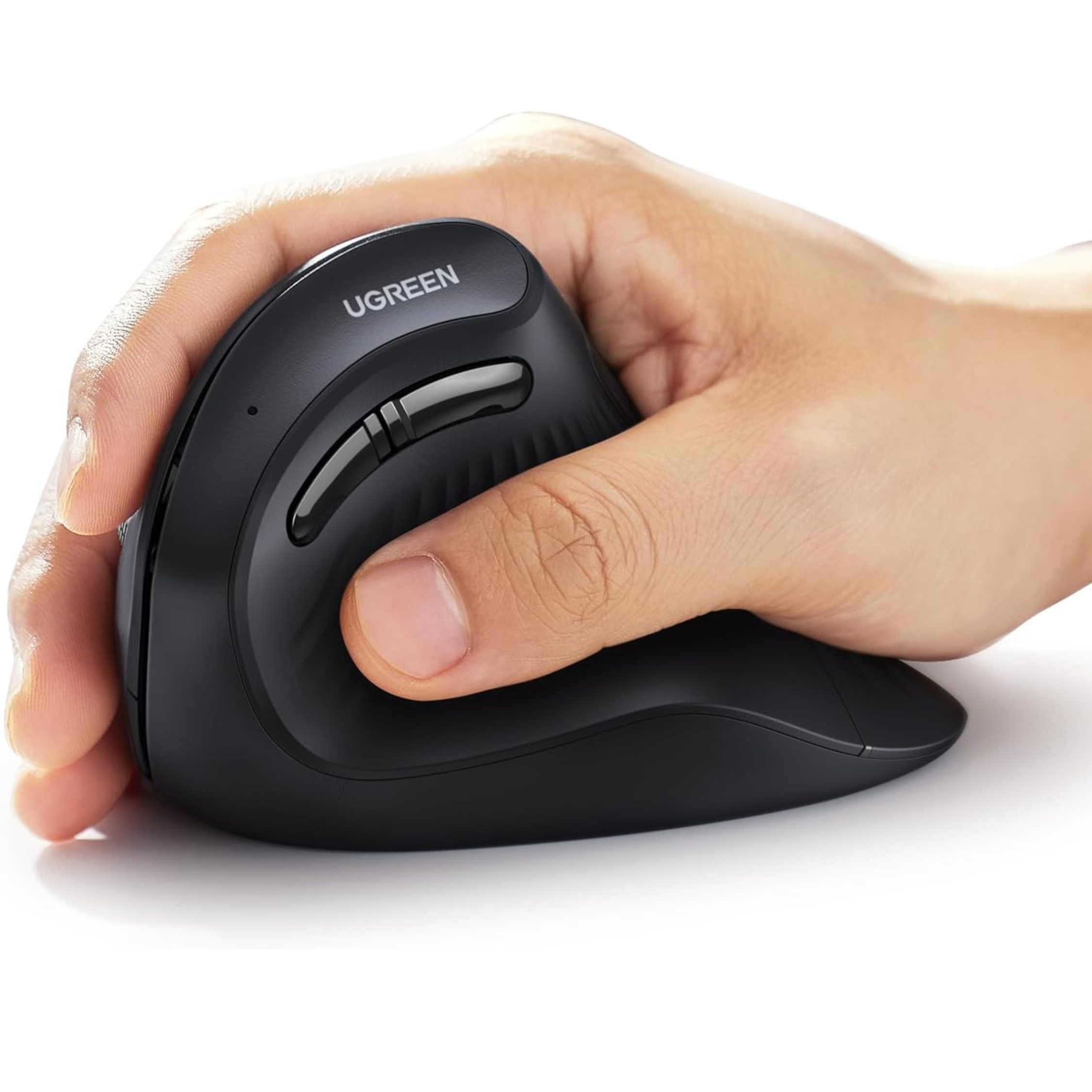 Mouse Vertical Inalámbrico UGREEN MU008 Ergonómico 4000DPI Negro (25444)