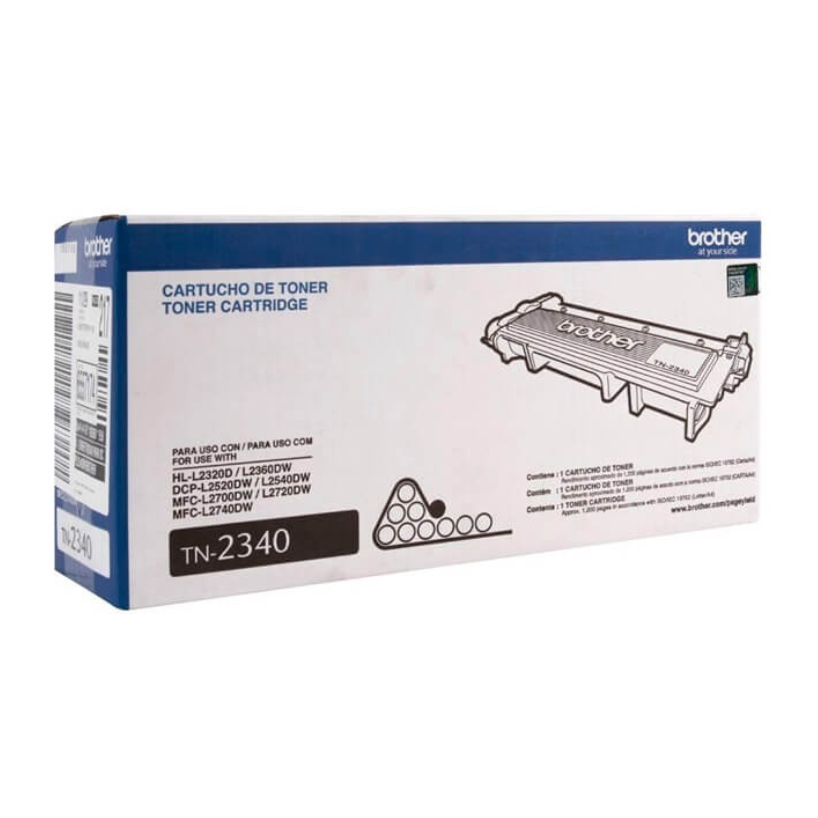 Toner Brother TN-2340 para HL-L2360DW, DCPL2540DW 1,200 Pag.