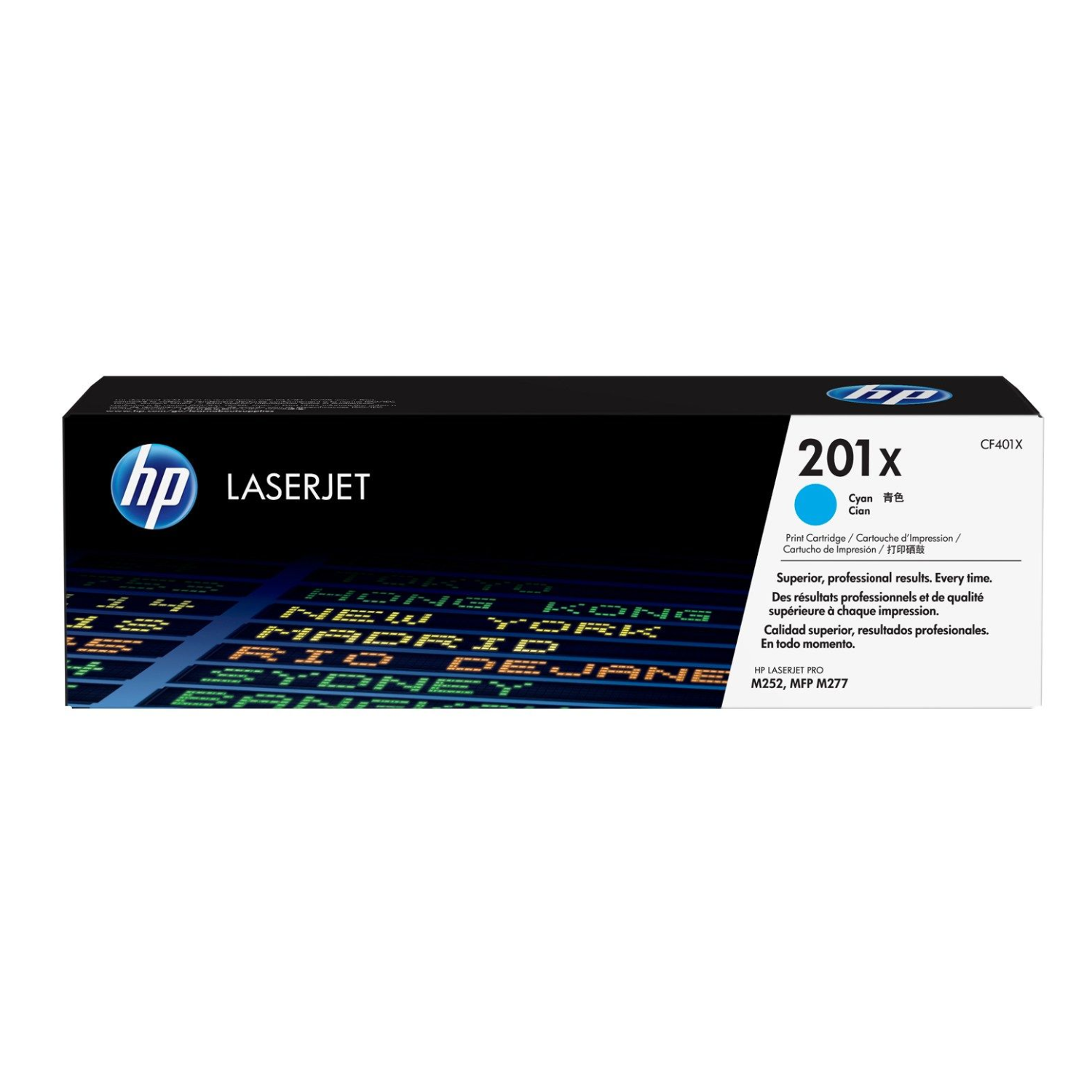 Toner HP 201X Cian (CF401X) LaserJet M274/M277DW/M252DW 2300 Pag.