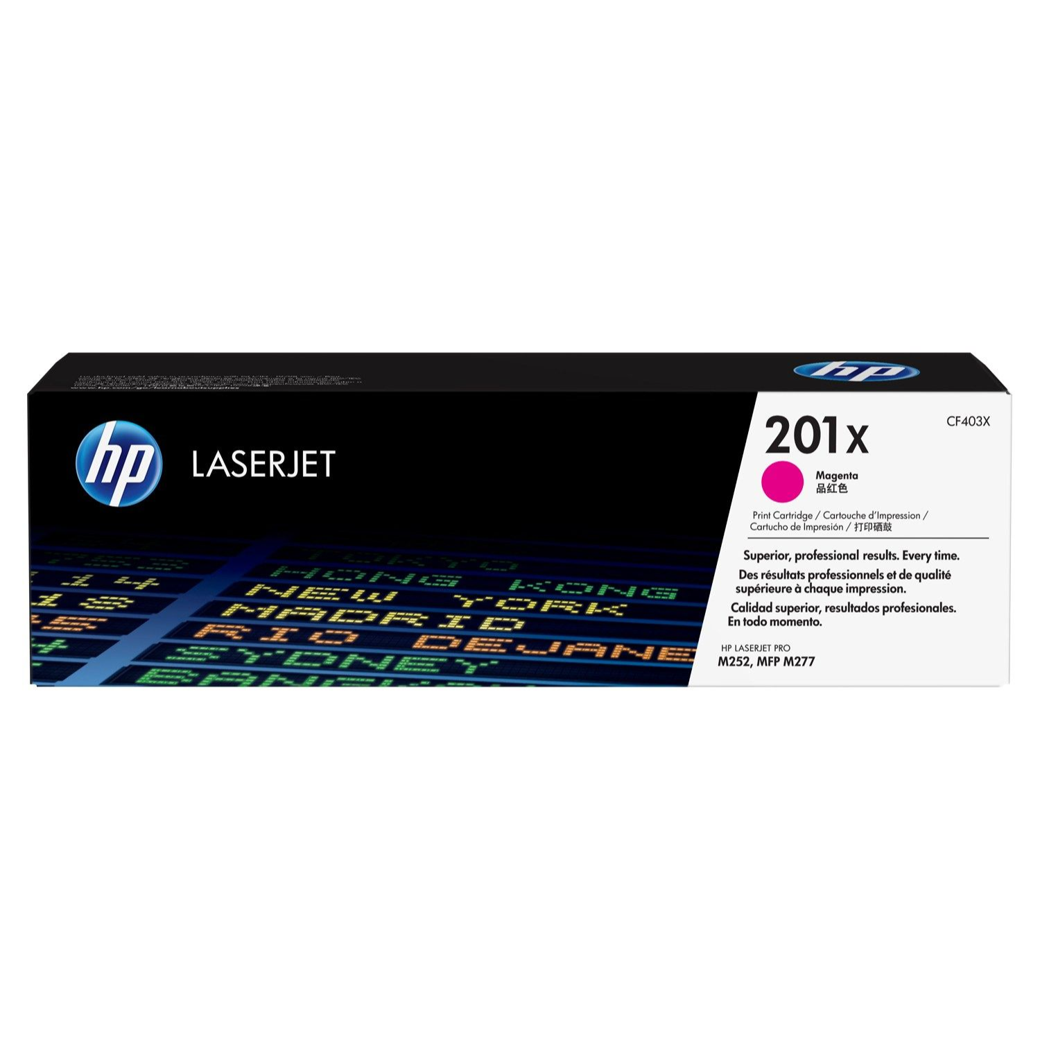Toner HP 201X Magenta (CF403X) LaserJet M274/M277DW/M252DW 2300 Pag.