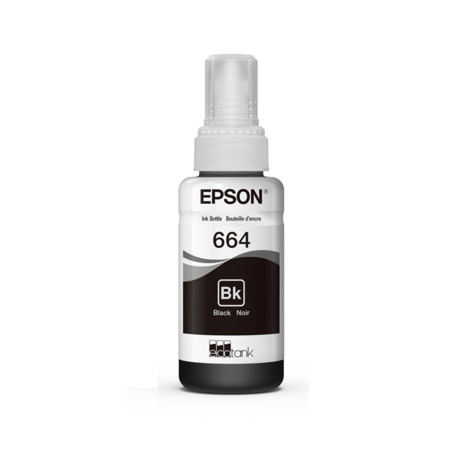 Botella de tinta Epson 664 Negro (T664120) L350/L210/L455/L565