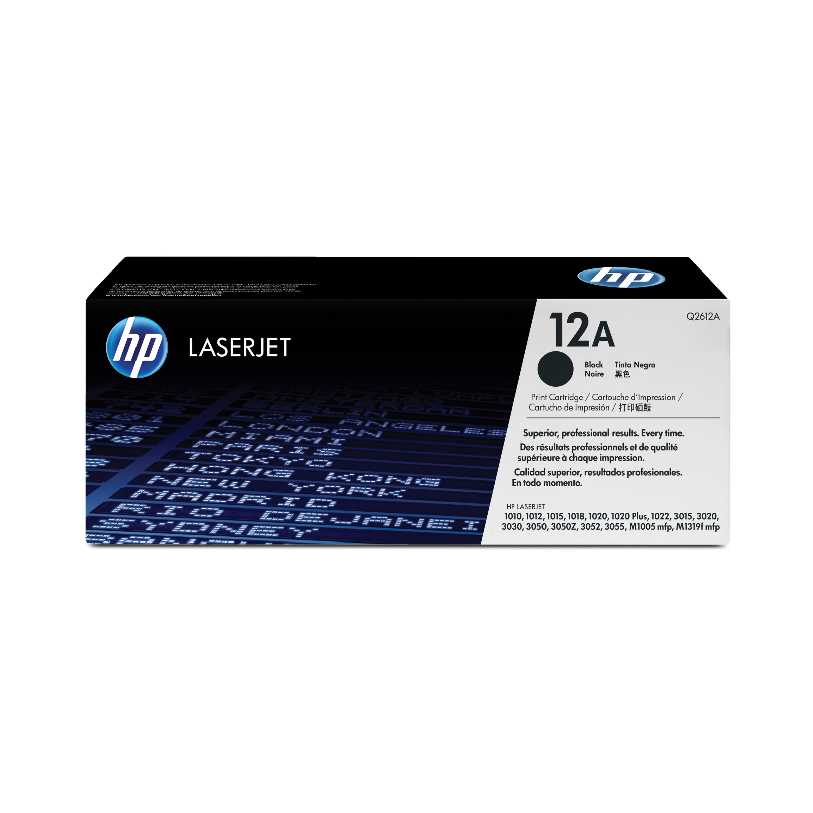 Toner HP 12A Negro (Q2612A) LaserJet 1018/M1319F 2000 Pag.