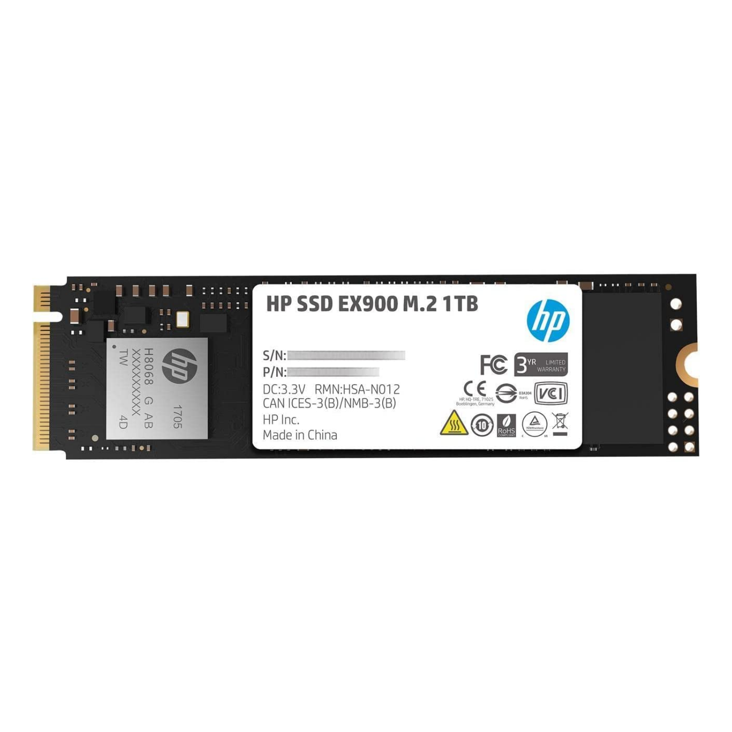 Disco Duro Solido HP 1TB EX900 M.2 PCIE (5XM46AA)