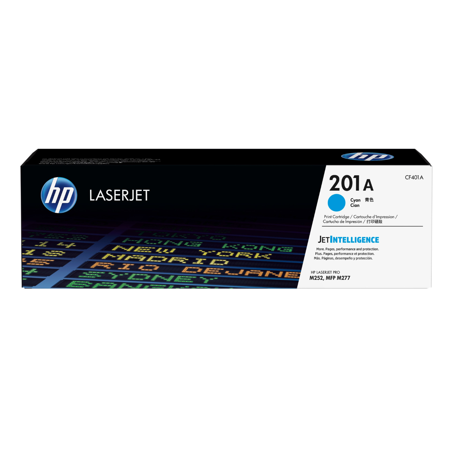 Toner HP 201A Cian (CF401A) LaserJet M274/M277DW/M252DW 1400 Pag.