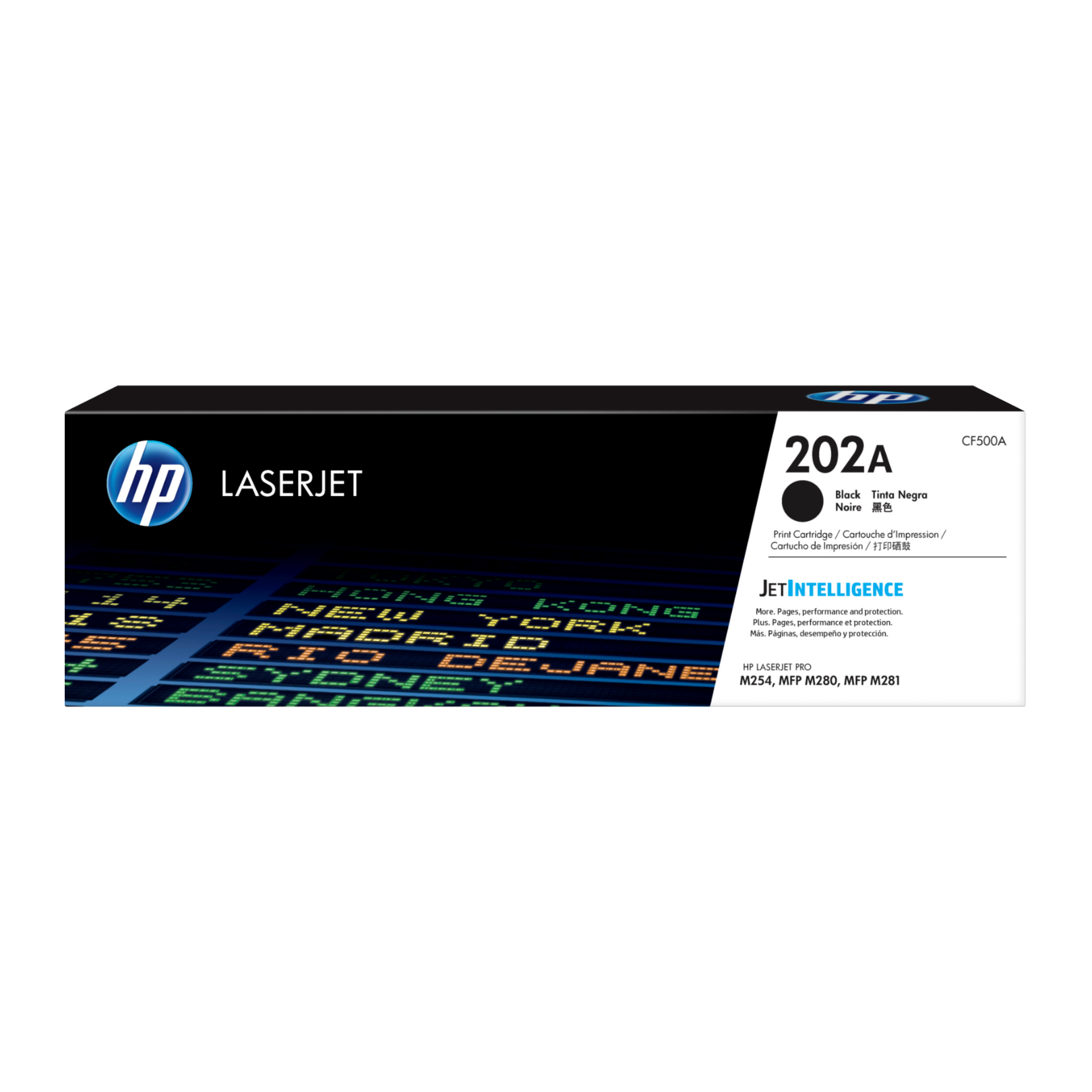 Toner HP 202A Negro (CF500A) LaserJet M254/M281 1300 Pag.