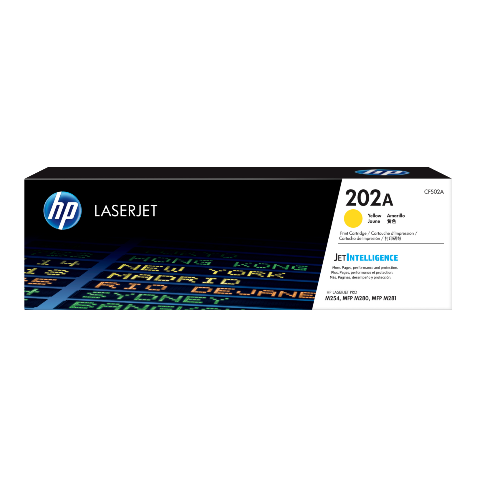 Toner HP 202A Yellow (CF502A) LaserJet M254/M281 1300 Pag.