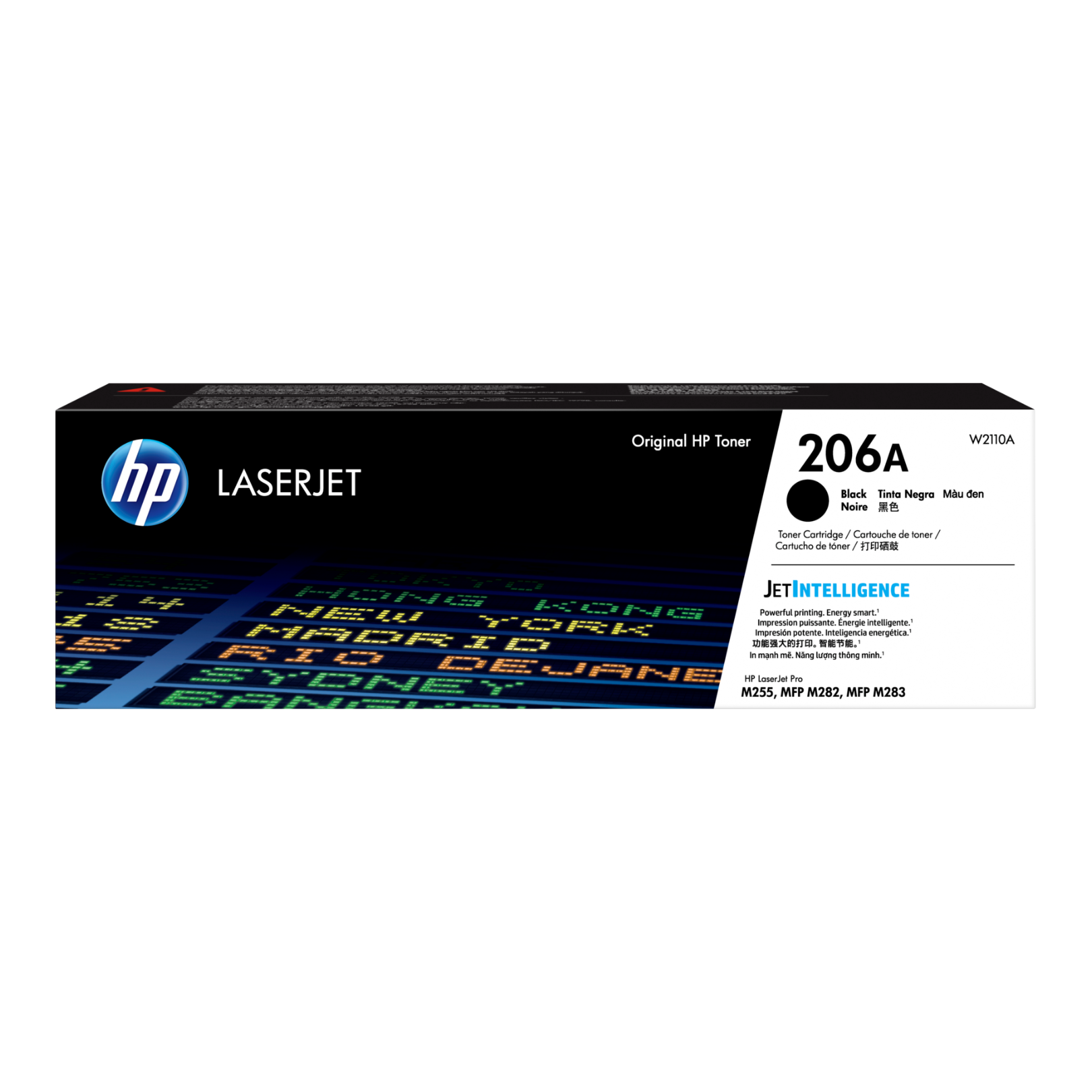 Toner HP 206A Negro (W2110A) LaserJet M255DW/M283FDW 1350 Pag.