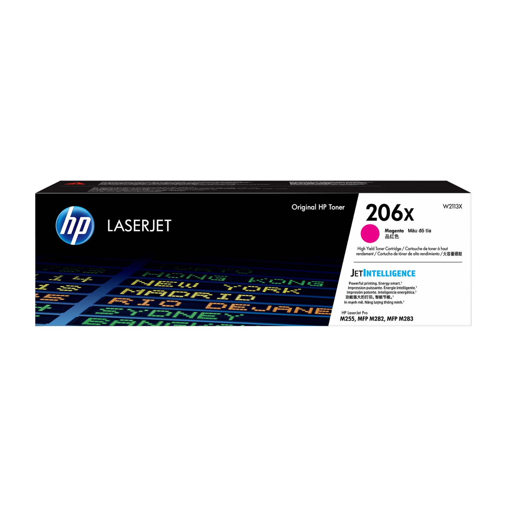 Toner HP 206X Magenta (W2113X) LaserJet M255/M283 2450 Pag.