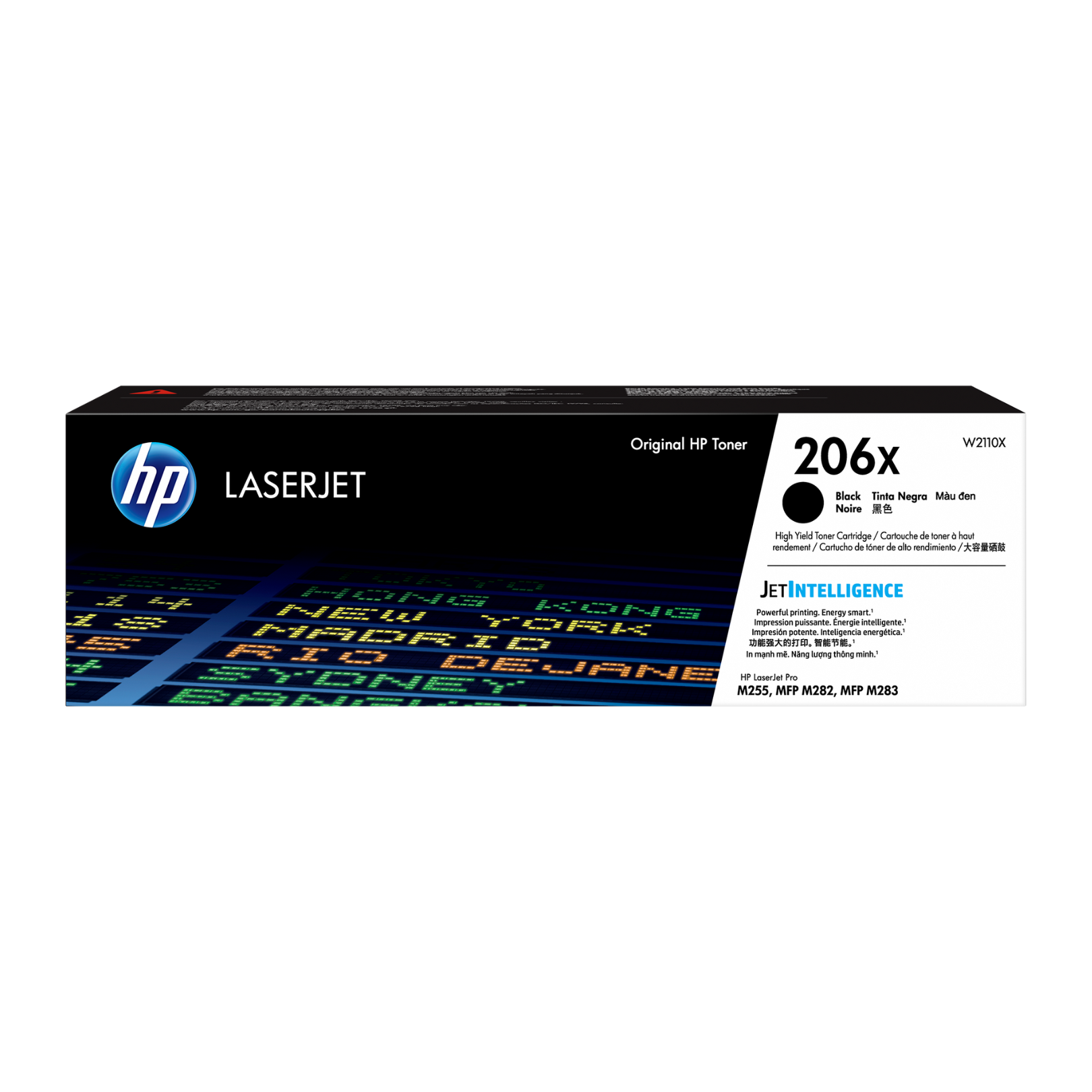 Toner HP 206X Negro (W2110X) LaserJet M255/M283 3150 Pag.