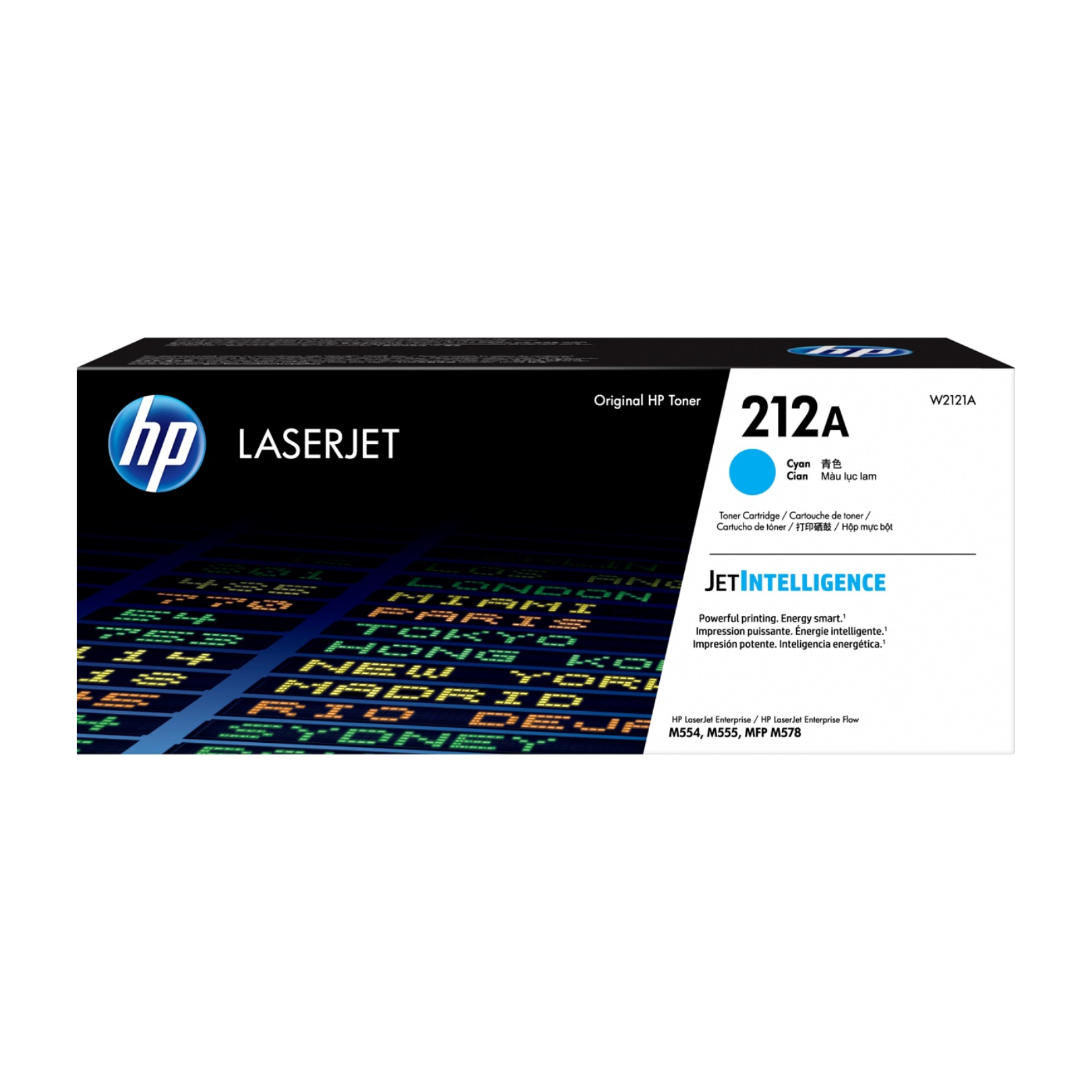 Toner HP 212A Cian (W2121A) LaserJet M554/M555/M578/ 4500 Pag.
