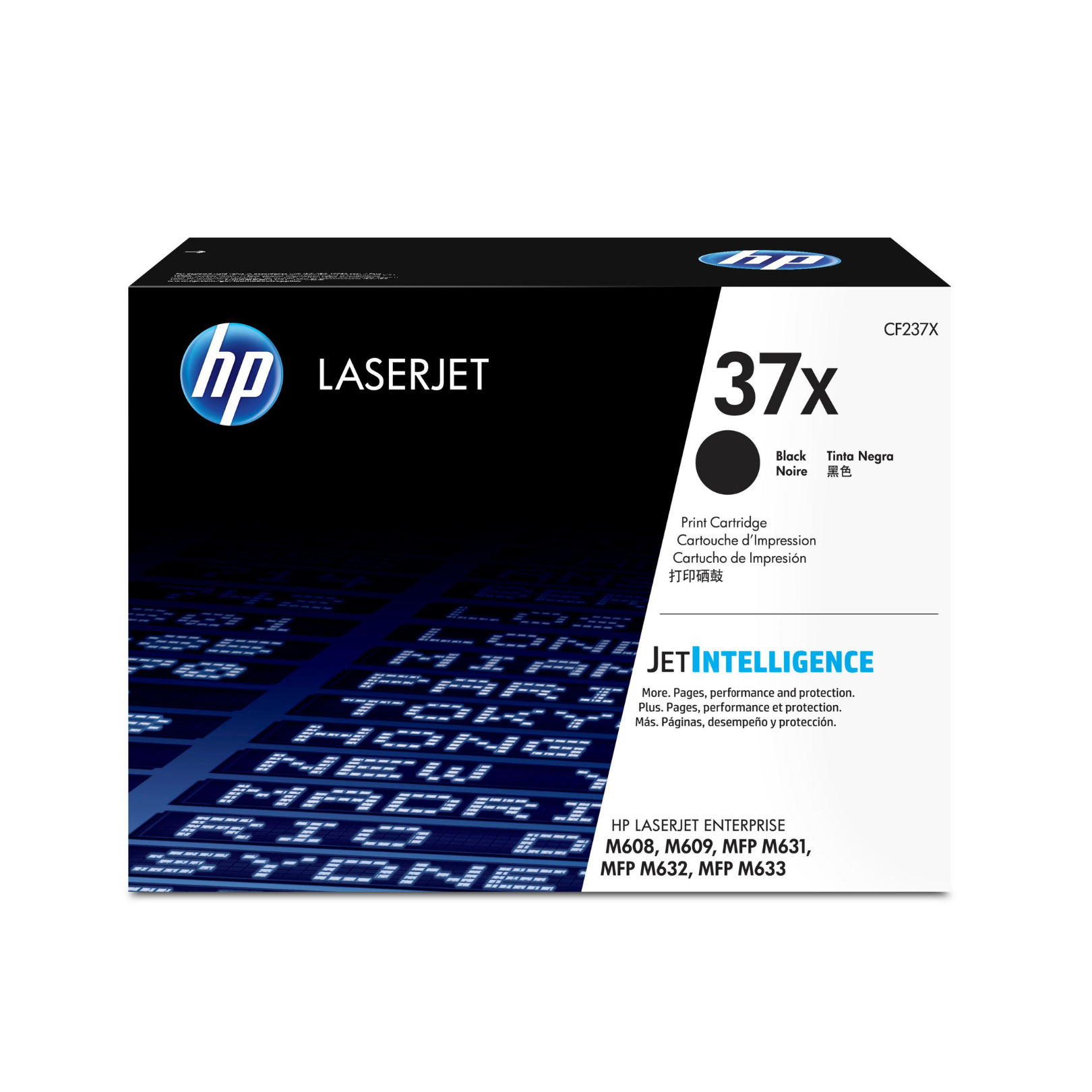 Toner HP 37X Negro (CF237X) LaserJet M632/M633/M608/M609/M631 25000 Pag.