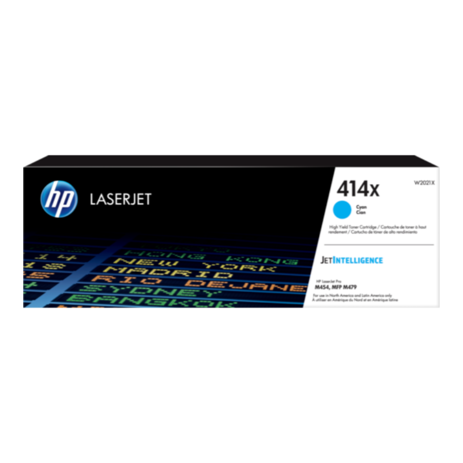 Toner HP 414X Cian (W2021X) LaserJet M454/M479/M455/M480 6000 Pag.