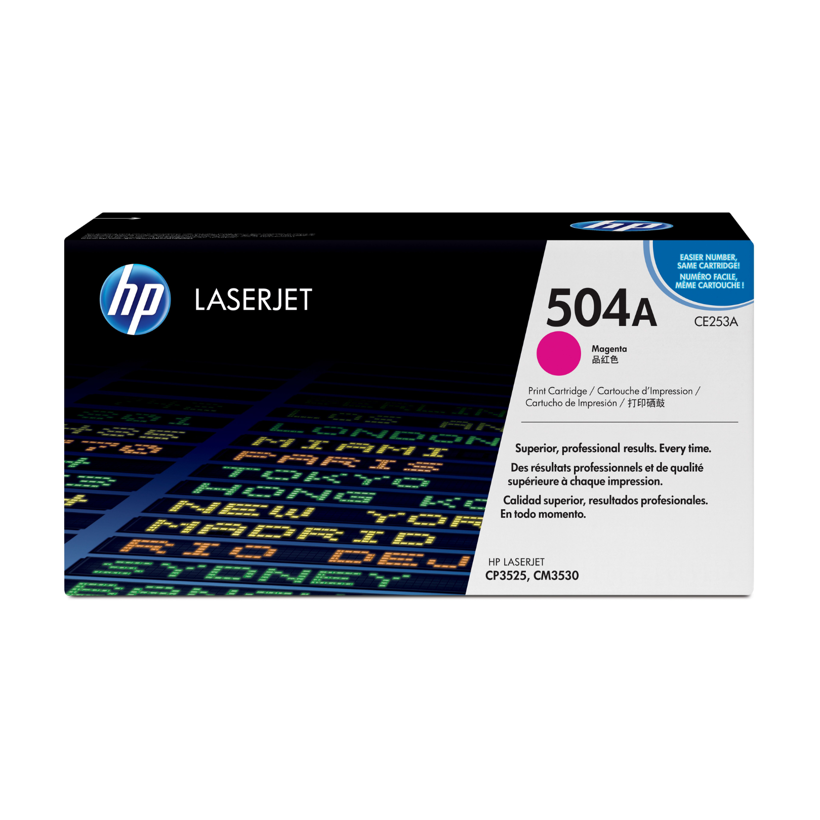 Toner HP 504A Magenta (CE253A) LaserJet CP3525DN/CM3530FS 7000 Pag.