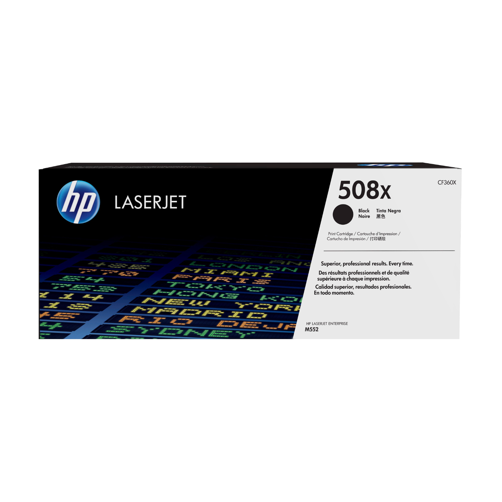 Toner HP 508X Negro (CF360X) LaserJet M553/M577 12500 Pag.