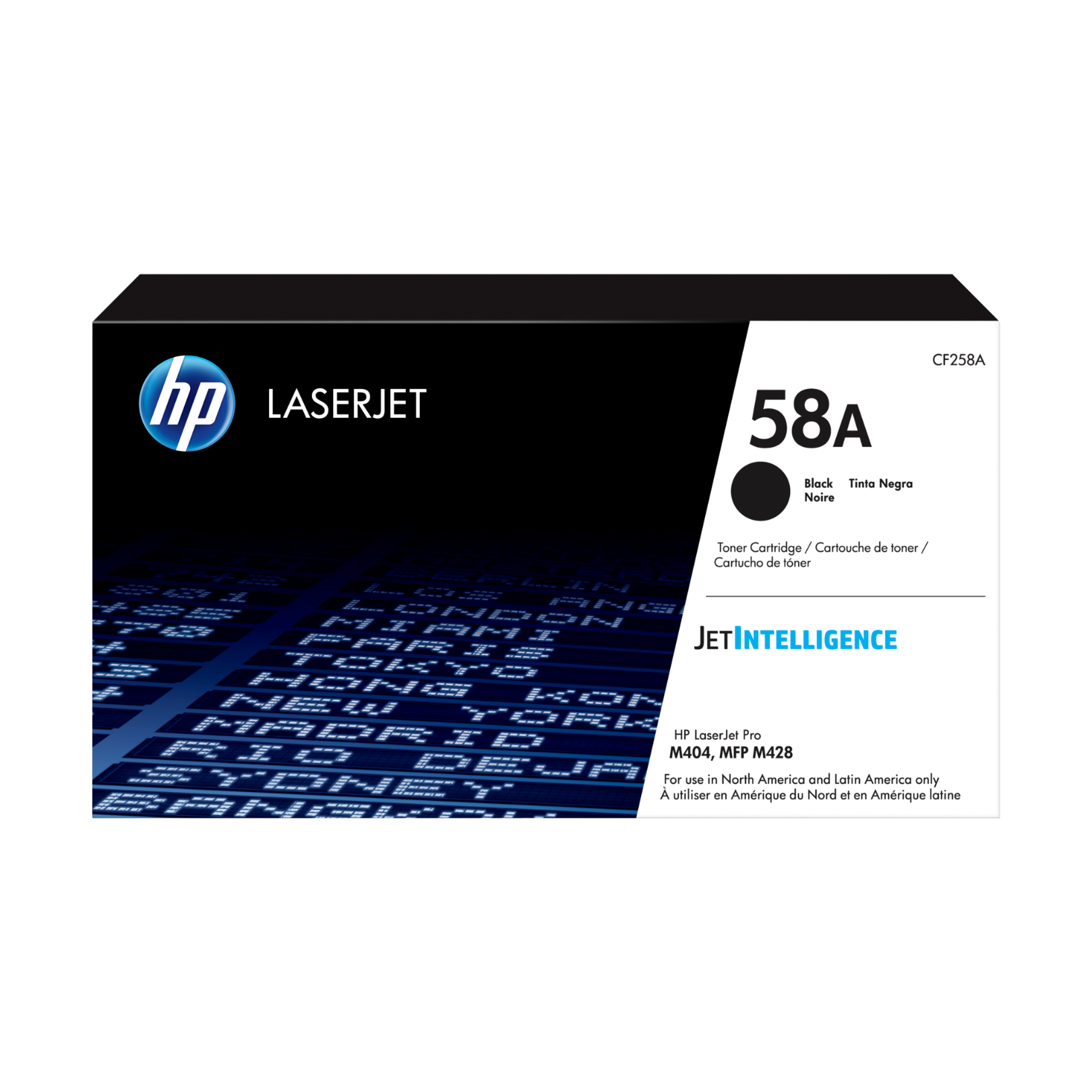 Toner HP 58A Negro (CF258A) LaserJet M404/M428 3000 Pag.