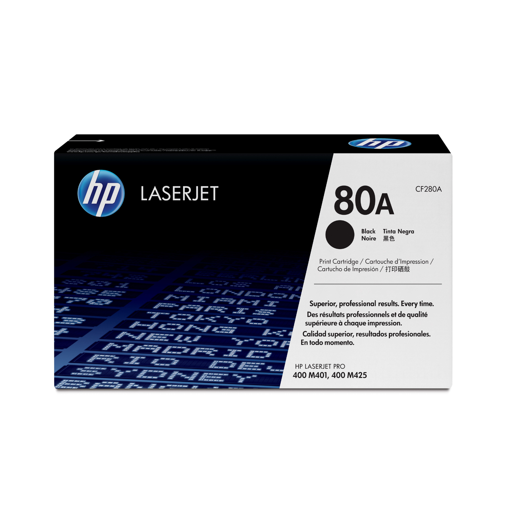 Toner HP 80A Negro (CF280A) LaserJet M401/M425 2700 Pag.