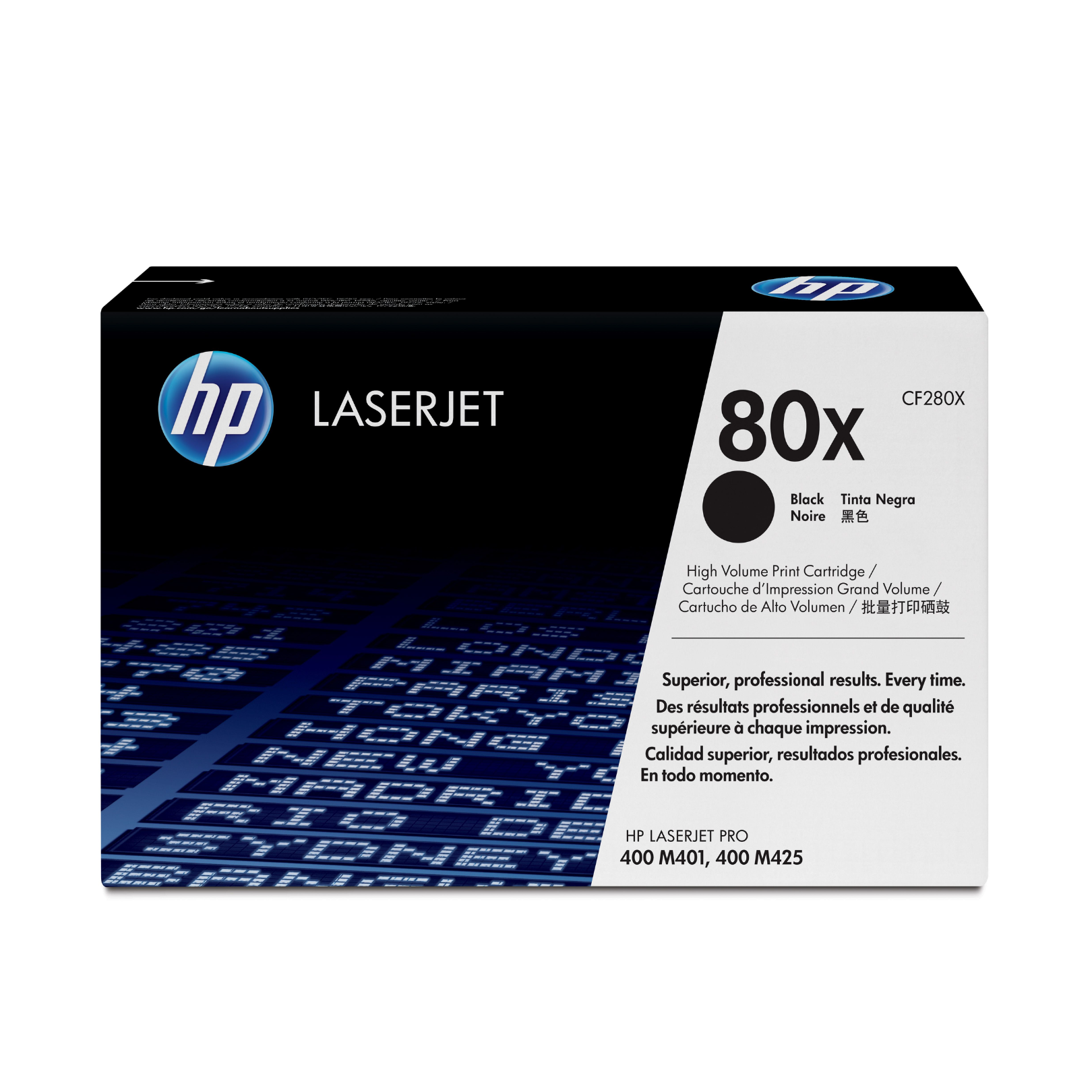 Toner HP 80X Negro (CF280X) LaserJet M401/M425 6900 Pag.