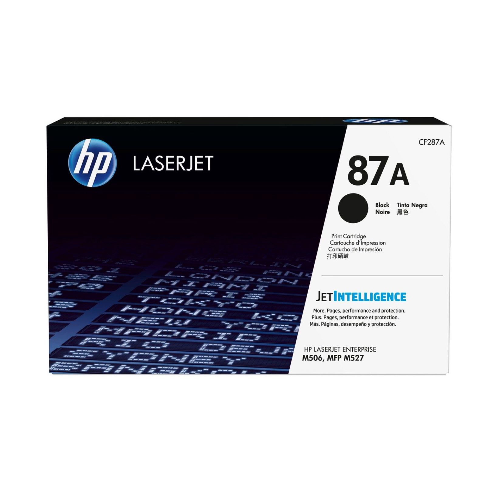 Toner HP 87A Negro (CF287A) LaserJet M506/M527/M501 9000 Pag.