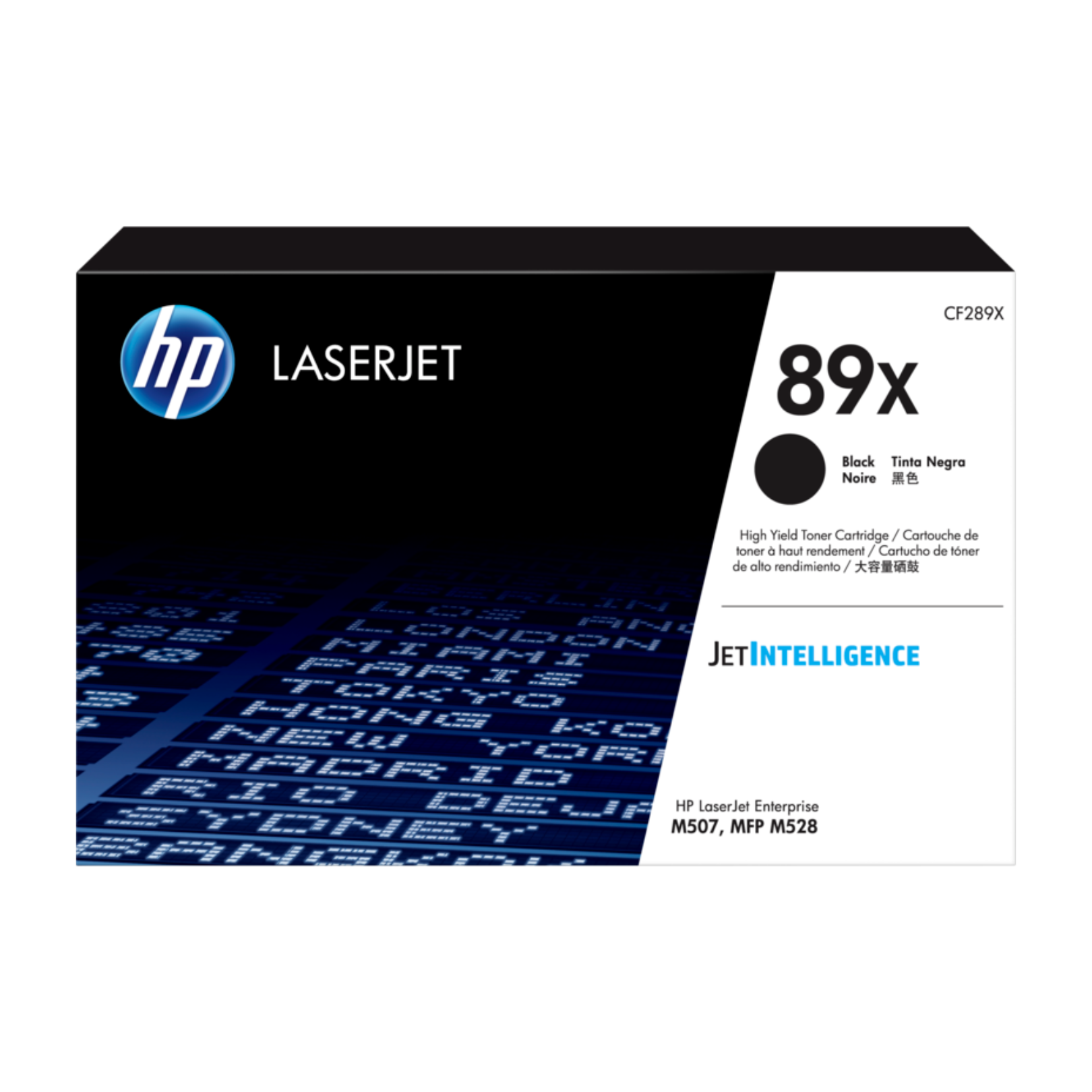 Toner HP 89X Negro (CF289X) LaserJet M507/M528 10000 Pag.