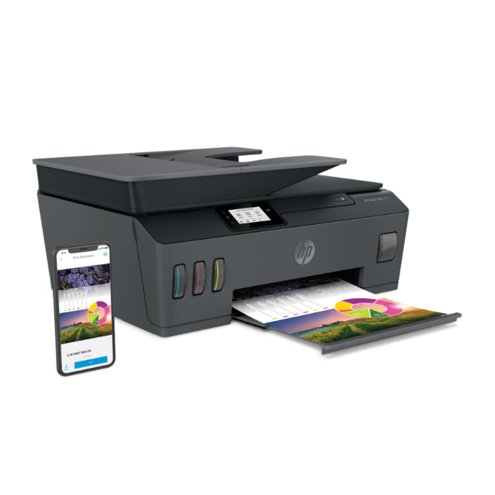 Impresora Multifuncional HP Smart Tank 530 Wireless (4SB24A)