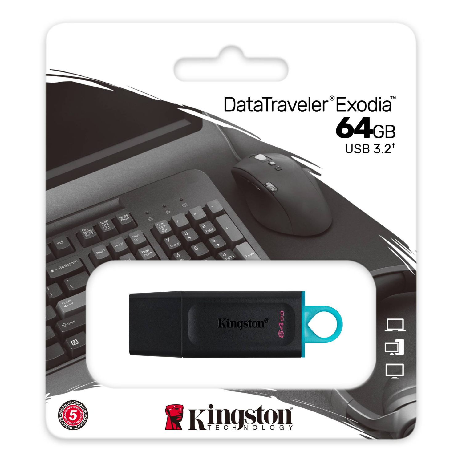 Memoria Kingston Usb 64GB (DTX/64GB)