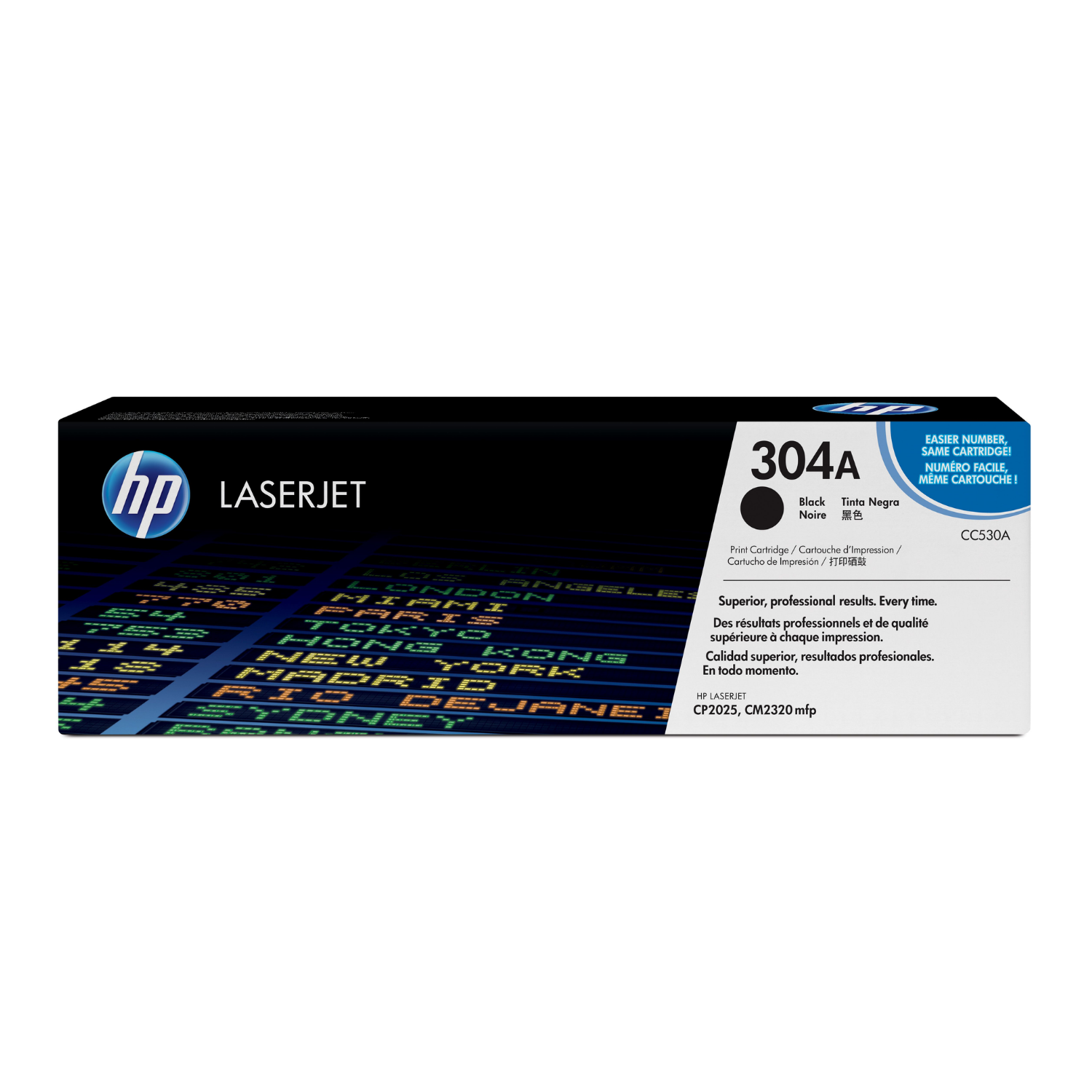 Toner HP 304A Negro (CC530A) LaserJet CP2025/CM2320 3500 Pag.