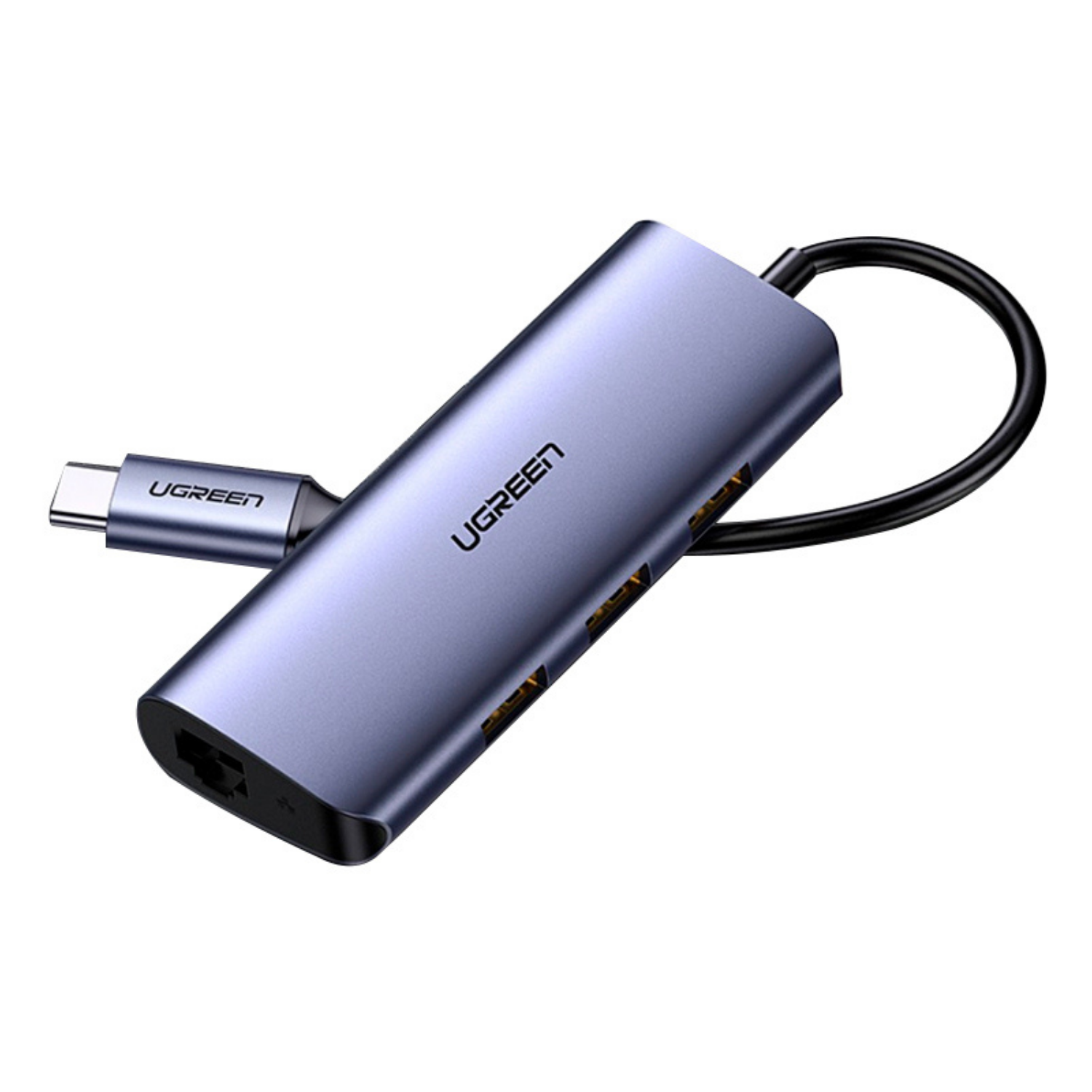 Adaptador Ugreen USB-C 4 en 1 RJ45/USB 3.0 (60718)