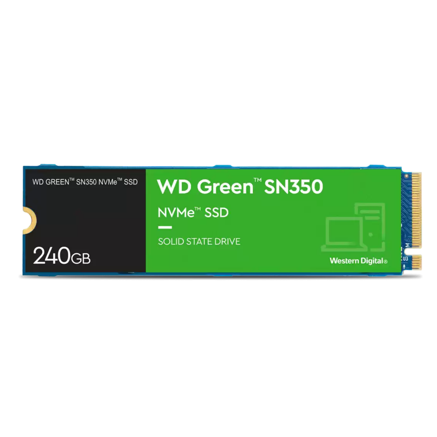 Disco Duro Solido Wester Digital Green SN350 240GB M.2 PCIe (WDS240G2G0C)