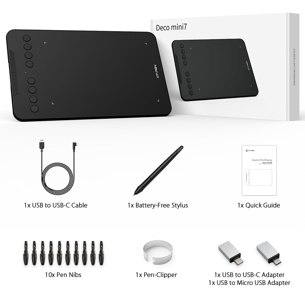 Tableta Gráfica XPPen Deco Mini 7