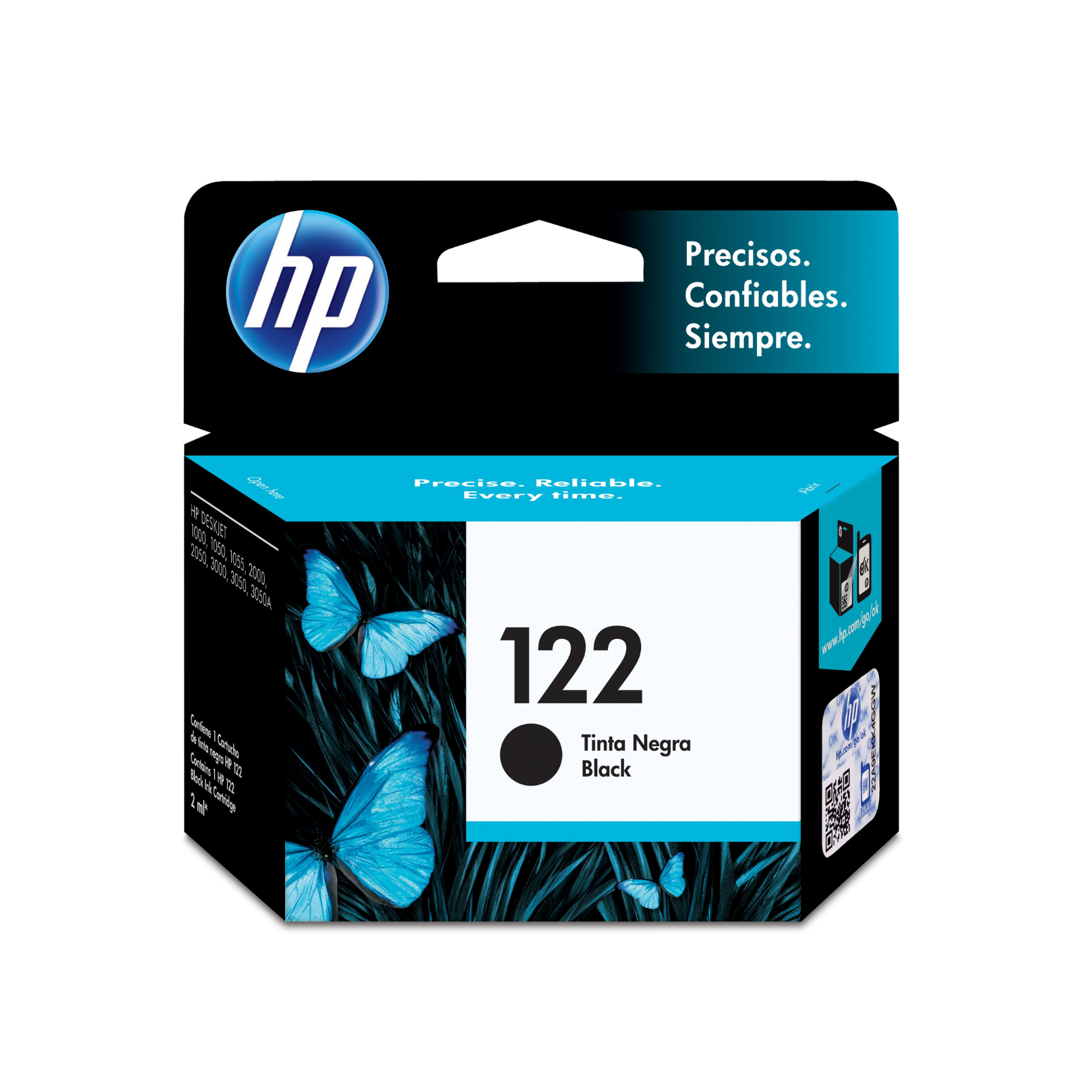 Cartucho de tinta HP 122 Negro (CH561HL) DeskJet 2050/3050 120 Pag.