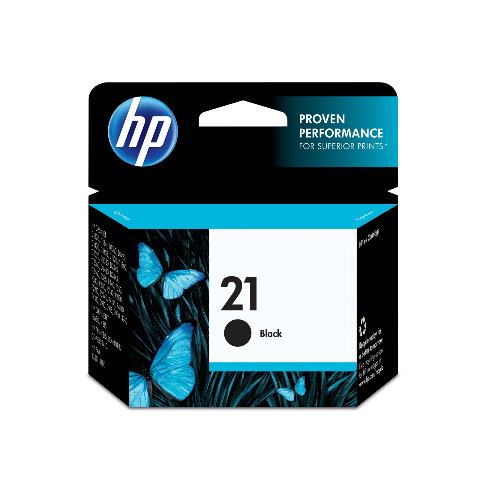 Cartucho de tinta HP 21 Negro (C9351AL) OfficeJet 3920/3940/1410 190 Pag.