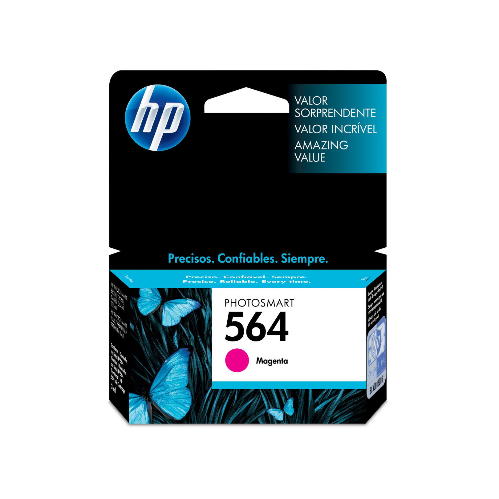 Cartucho de tinta HP 564 Magenta (CB319WL) PhotoSmart B210A/C5324/B09A 300 Pag.
